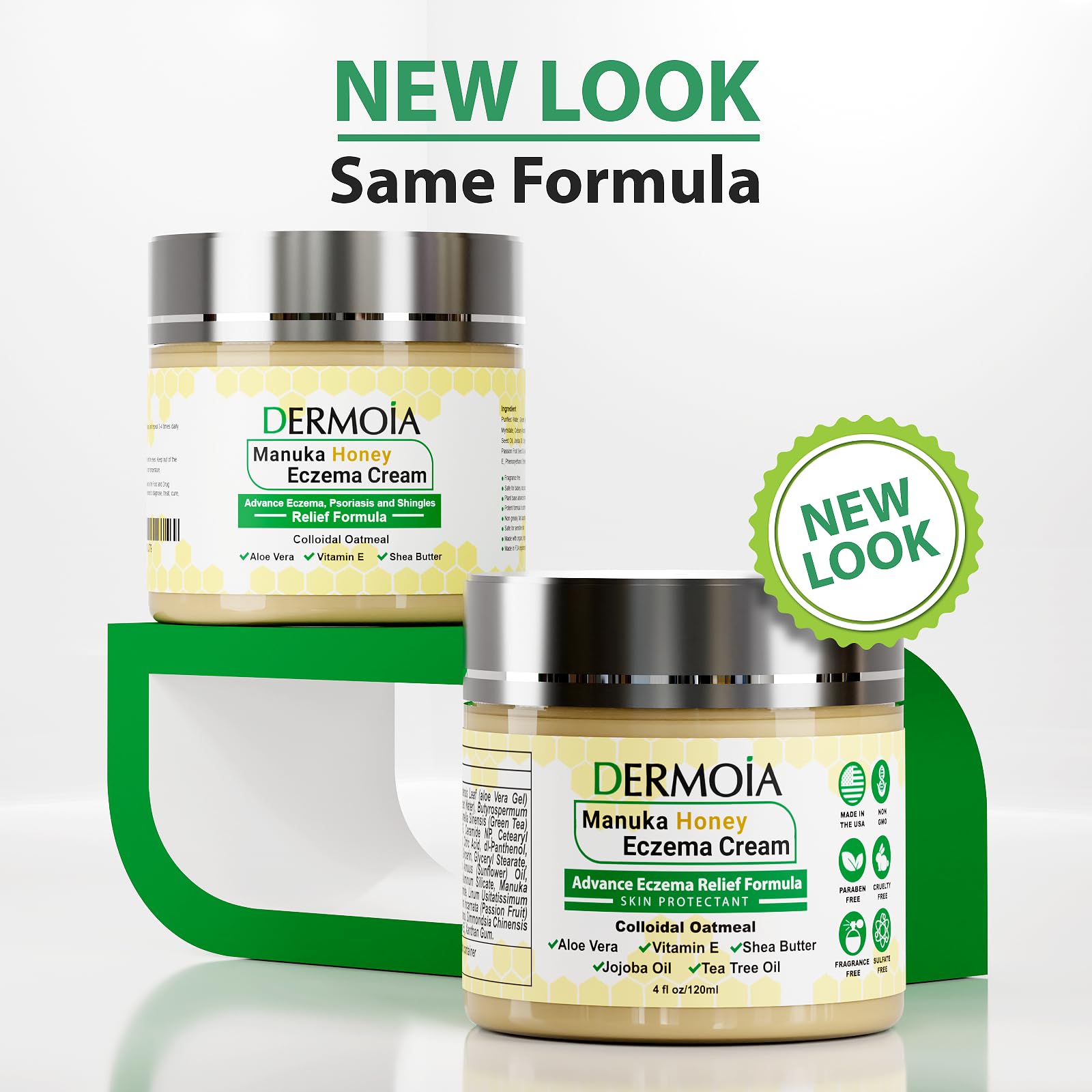 DERMOIA Crème Eczéma Visage Applique : apaisement potentiel sur le visage sensible