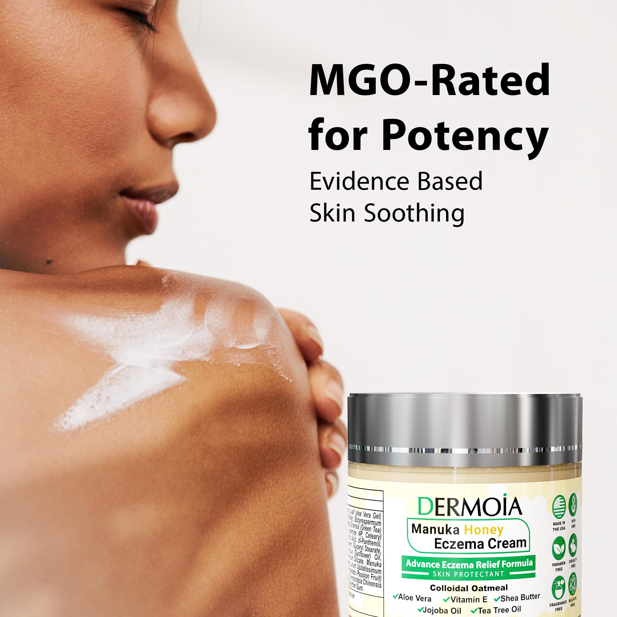 Ingrédients Naturels : miel Manuka cru et extraits botaniques