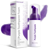 Dersoud dentifrice violet blanchiment, teinte plus lumineuse après utilisation.