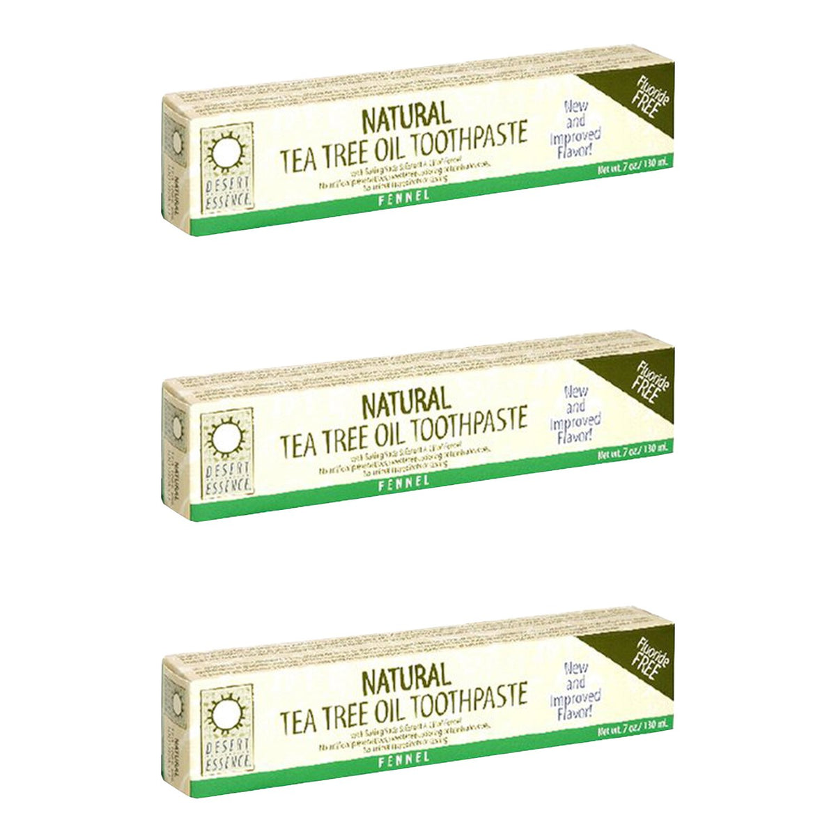 Tube de dentifrice Desert Essence a l arbre a the pour haleine fraiche naturelle