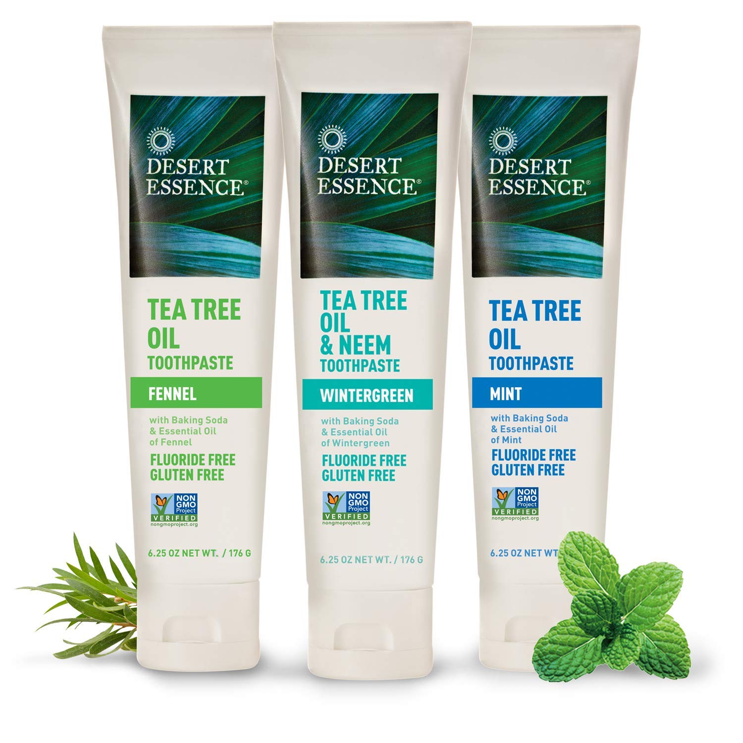Dentifrice Desert Essence arbre-thé menthe - bicarbonate soutient entretien quotidien