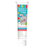 Dentifrice Desert Essence enfant en tube, gel pomme-melon facile à presser.