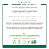 Dentifrice Desert Essence Menthe Tea Tree – texture crémeuse qui polie en douceur.