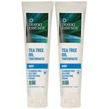 Desert Essence dentifrice huile arbre thé menthe – tube frais et haleine durable.