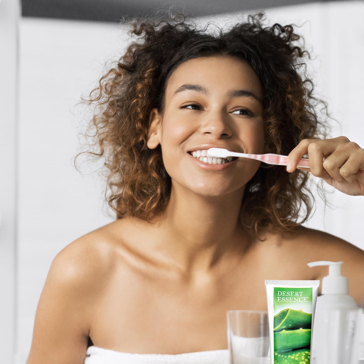 Emballage dentifrice Desert Essence écologique, choix respectueux de l'environnement