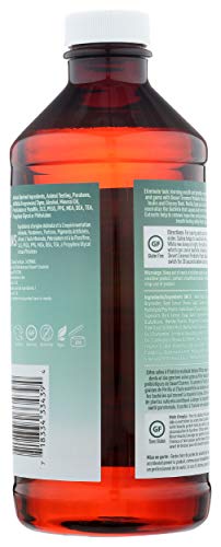Desert Essence étiquette rinçage menthe, soutien potentiel du microbiome buccal.
