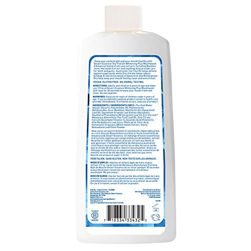 Desert Essence huile-arbre-a-the naturelle, soin buccal quotidien.