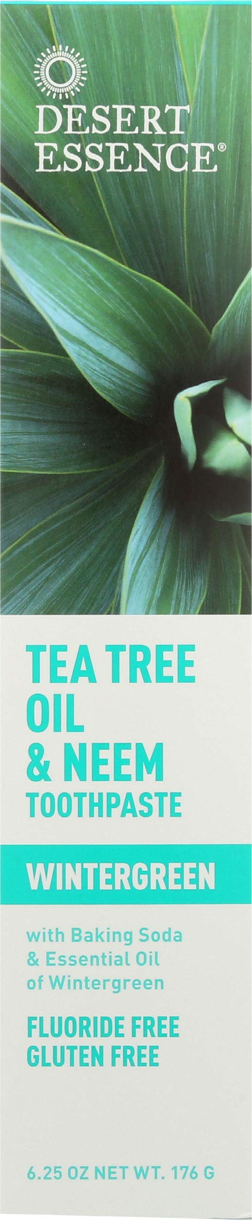 Pâte dentaire Desert Essence arbre à thé neem, haleine fraîche naturelle