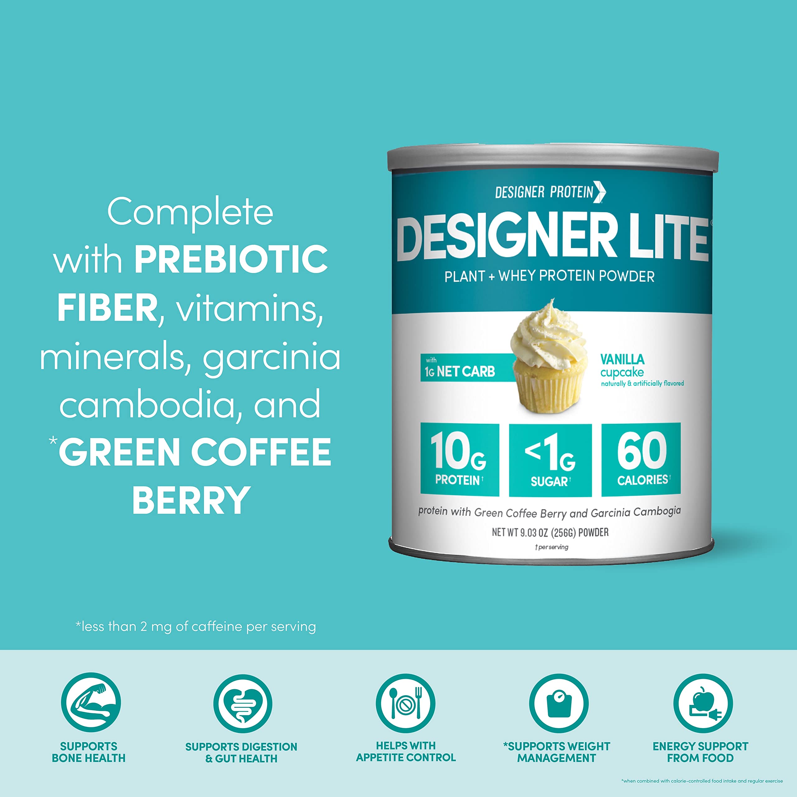 Cuillère-dose Designer Lite, mesure précise pour une collation protéinée.