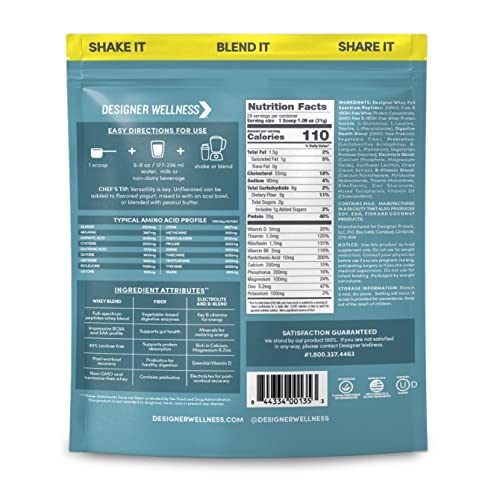 Designer Wellness 110 calories par portion, option légère.