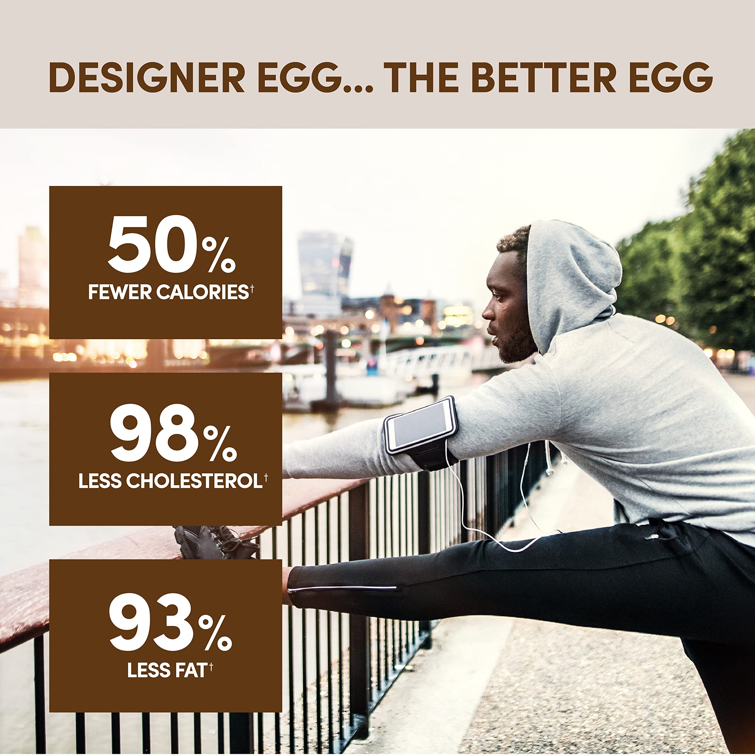 Designer Wellness Designer Egg, étiquette nutritionnelle détaillée pour suivre les apports.