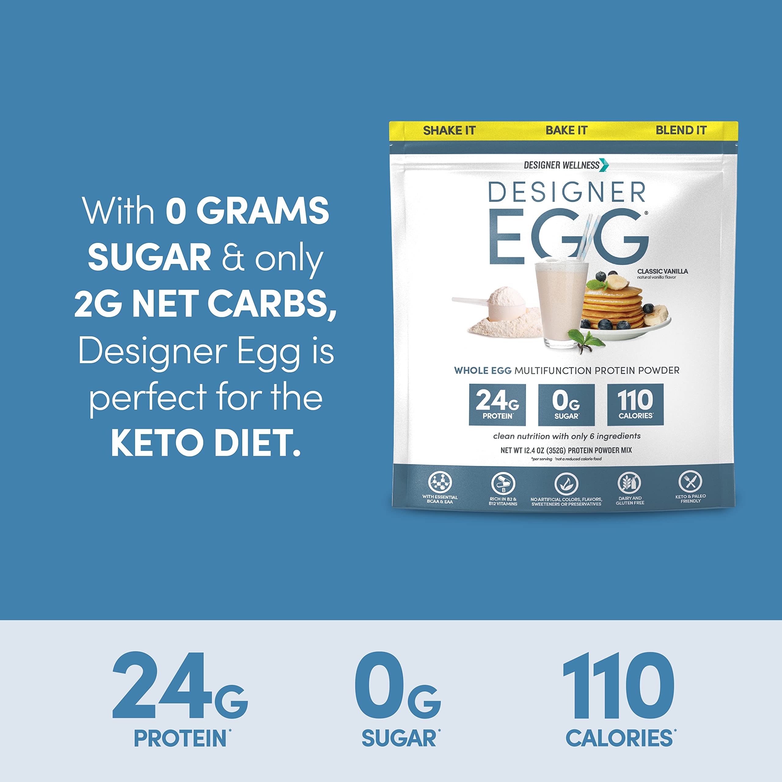 Fabrication aux États-Unis selon les BPF, Designer Egg assure traçabilité et qualité.