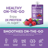 Zéro sucre ajouté, Designer Wellness Protein Smoothie, goût naturellement fruité.