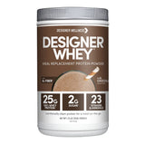 Designer Wellness whey-protein chocolat en bouteille, shake riche en protéines pour le repas.