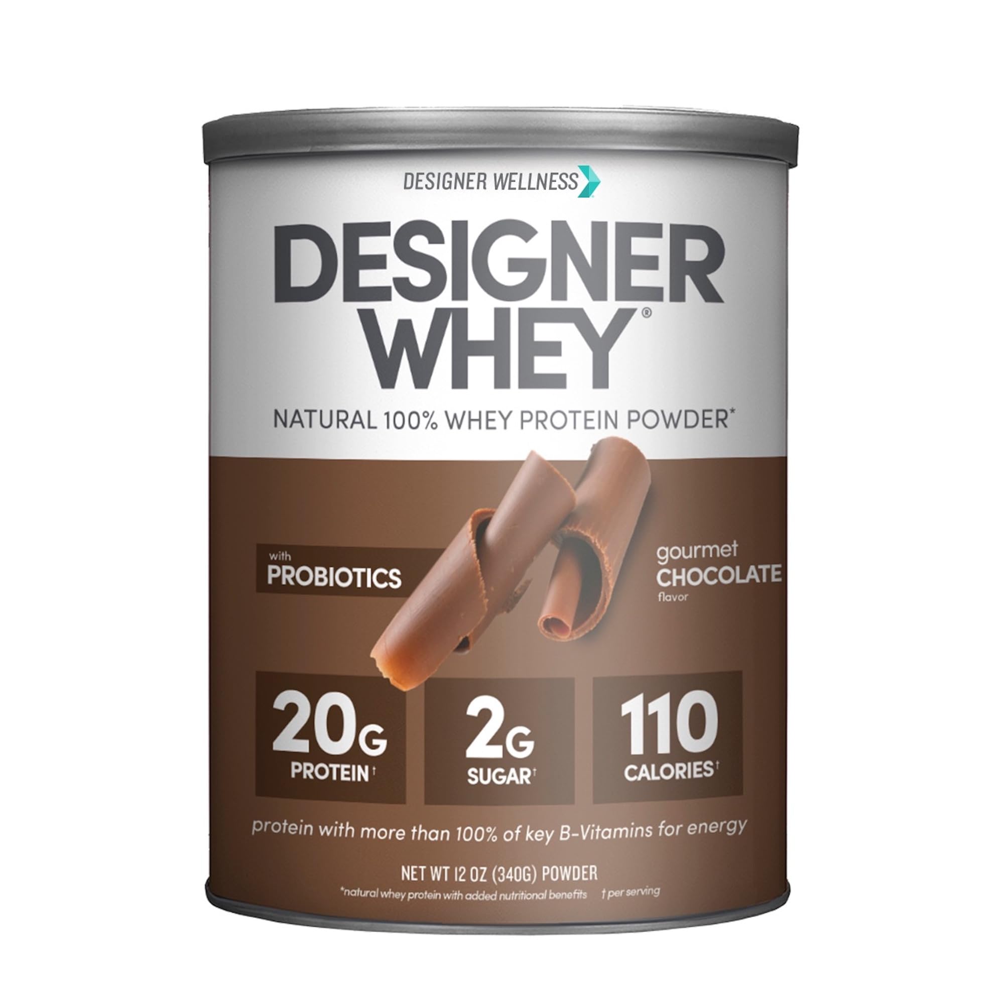 Designer Whey : bouteille de protéine naturelle prête à l'énergie quotidienne.
