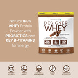 Designer Whey riche en calcium et vitamine D favorise la récupération après effort.