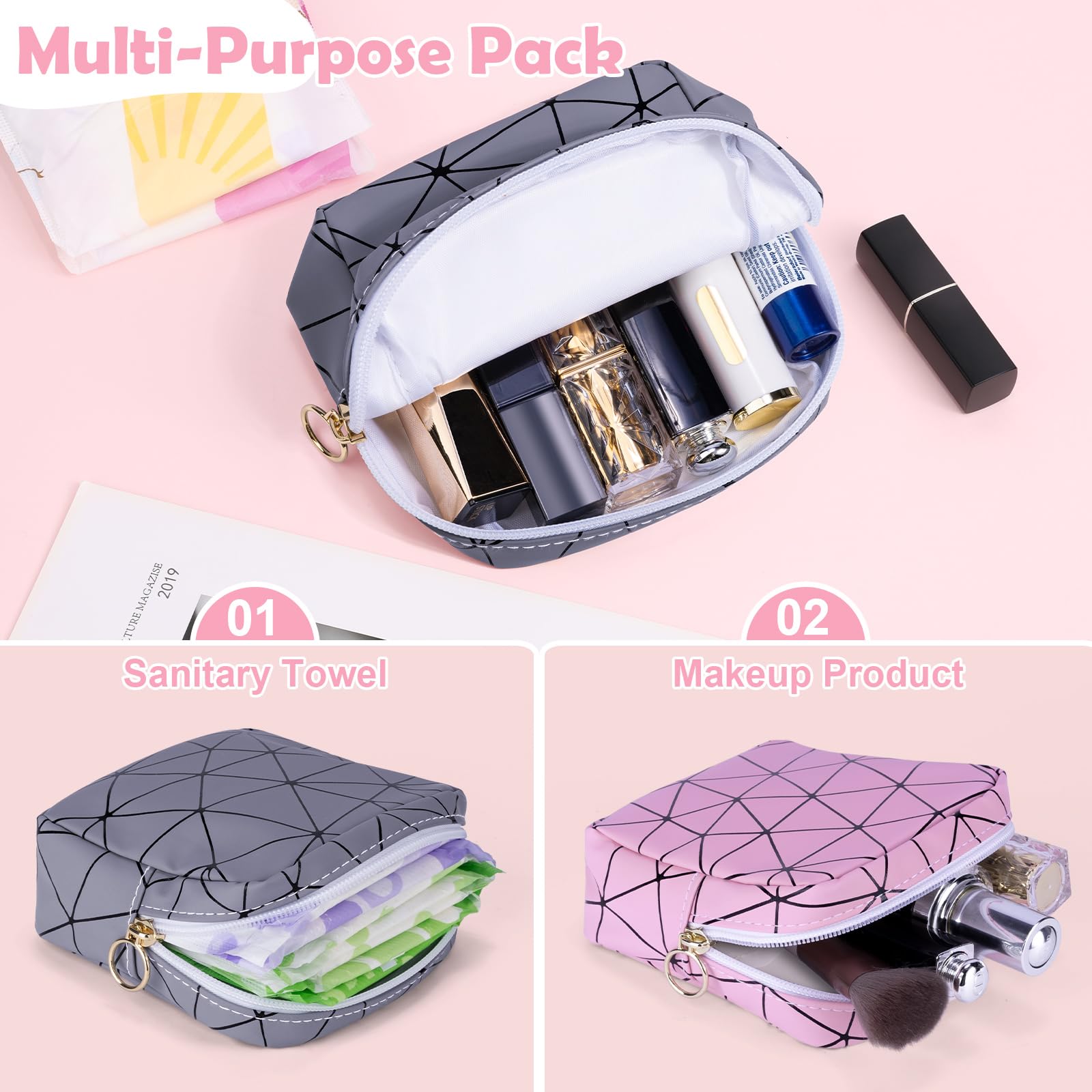 Desing Wish sac gris, PU durable et lavable pour un usage récurrent.