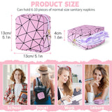 Desing Wish sac sanitaire rose, compact et léger pour transporter vos protections discrètement.