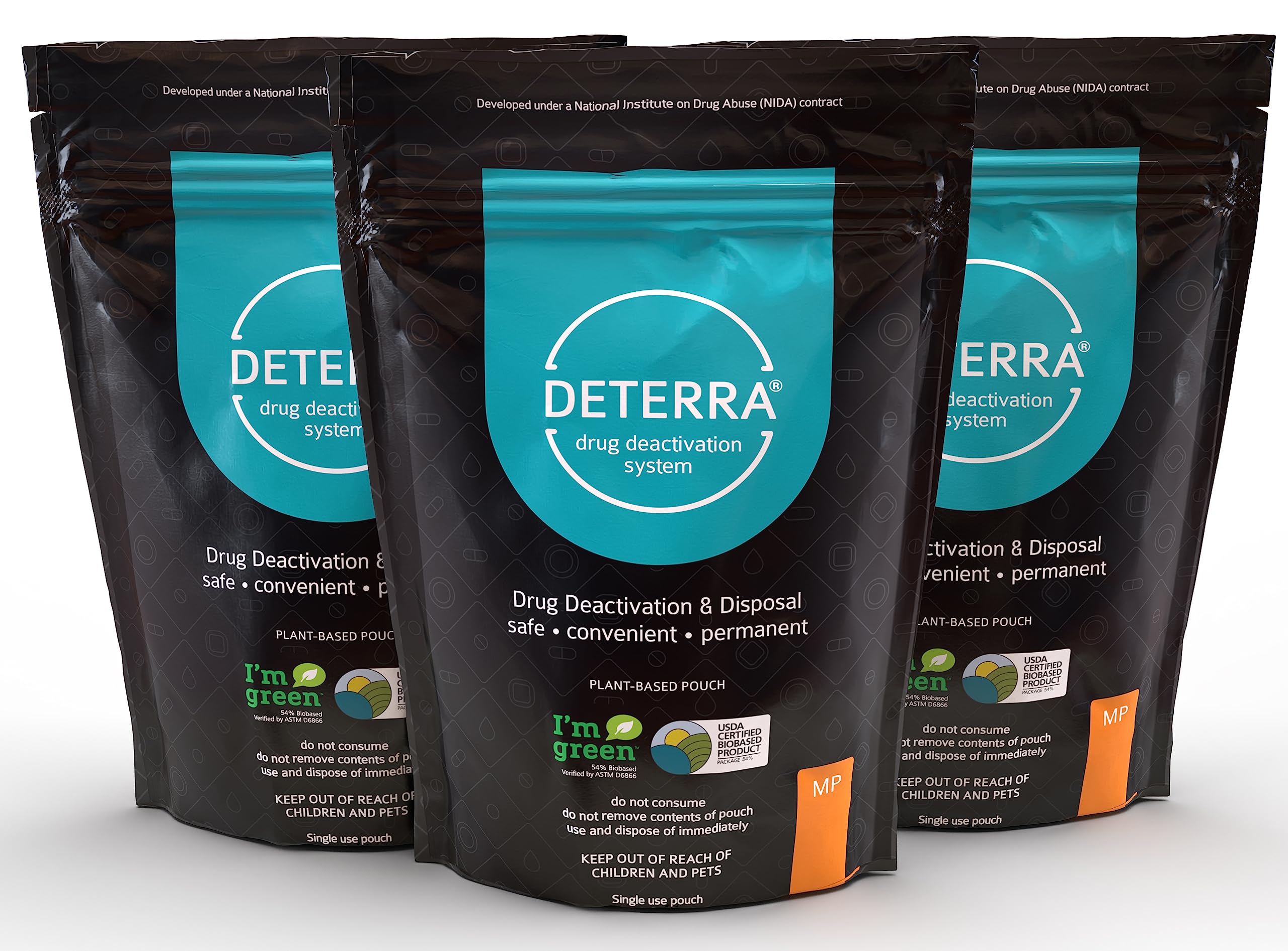 Deterra-MP — poche désactivation médicaments moyenne, sécurité à domicile.