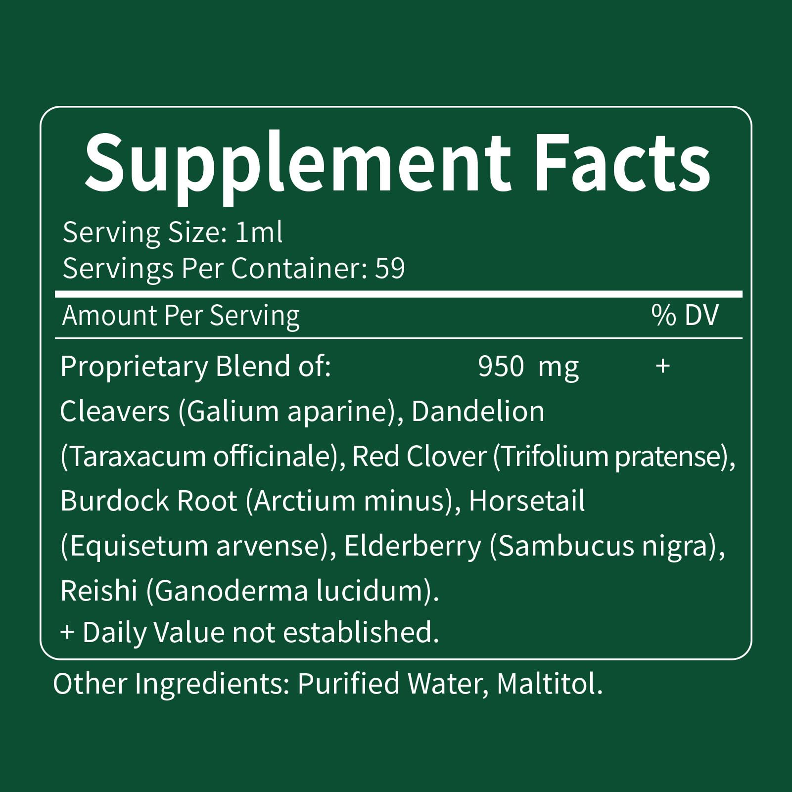 DetoxenNATURE formule 7 en 1 sans additifs artificiels.