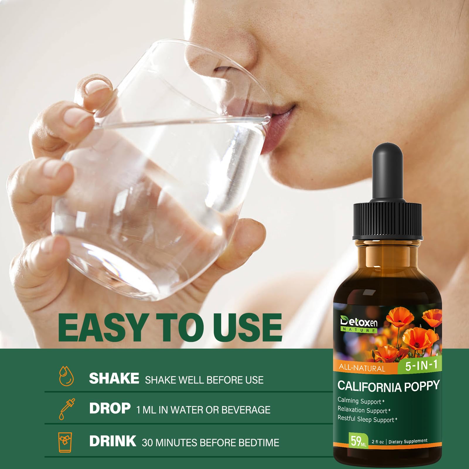 DetoxenNATURE Mélisse, camomille et lavande – mélange apaisant et naturel.