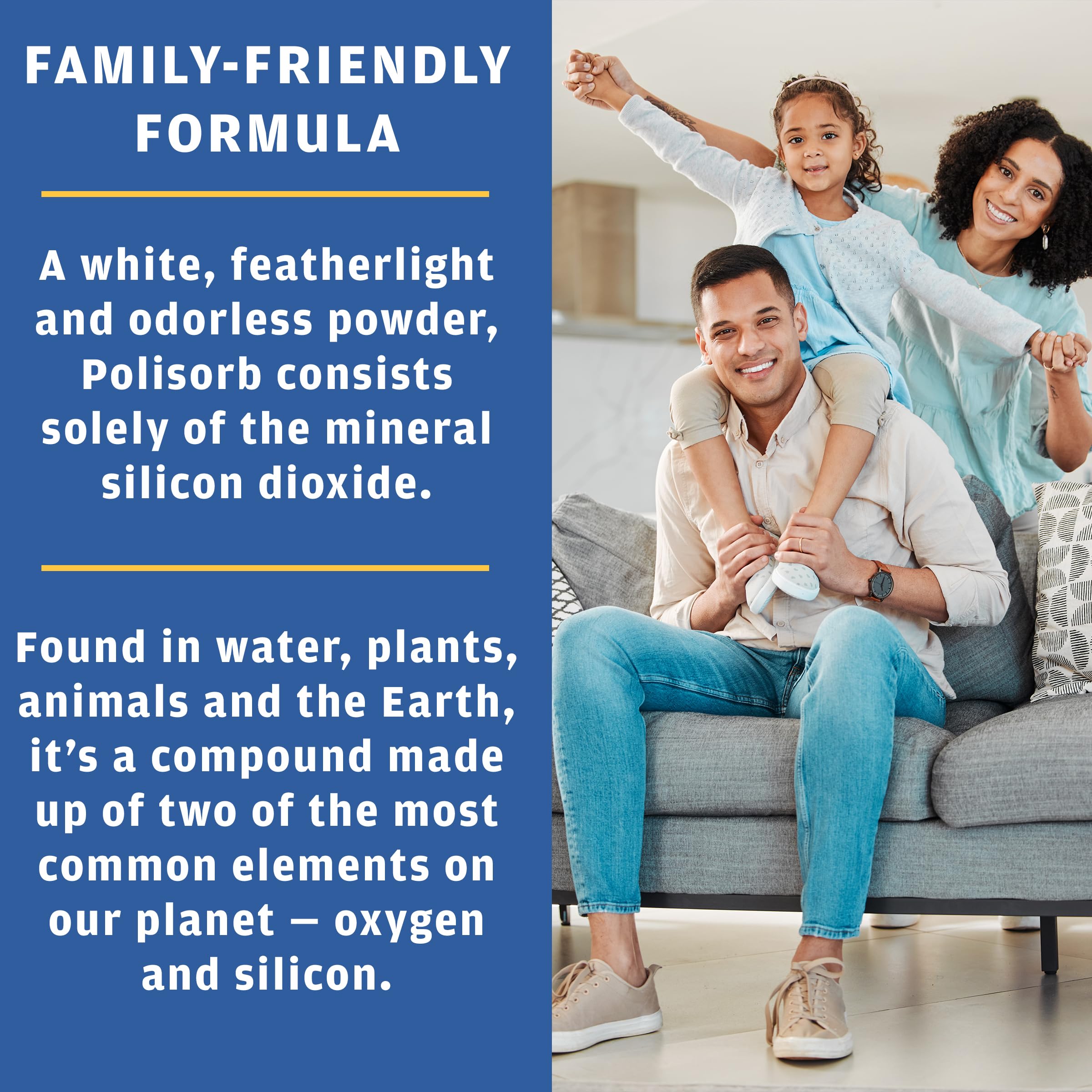 Detoxify Polisorb, emballage pratique, idéal pour la famille.
