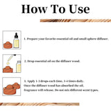 2Pcs Diffuseurs Bois Hêtre — design compact pour espace bureau.