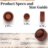 2Pcs Diffuseurs Bois Palissandre — bureau minimaliste avec parfum durable.