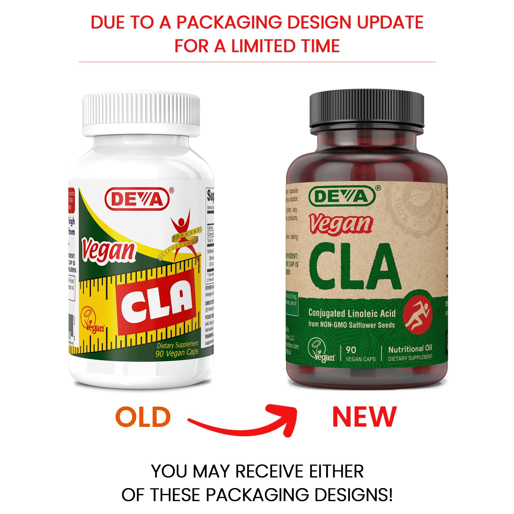 DEVA CLA capsules – bouteille avec gélules faciles à prendre au quotidien