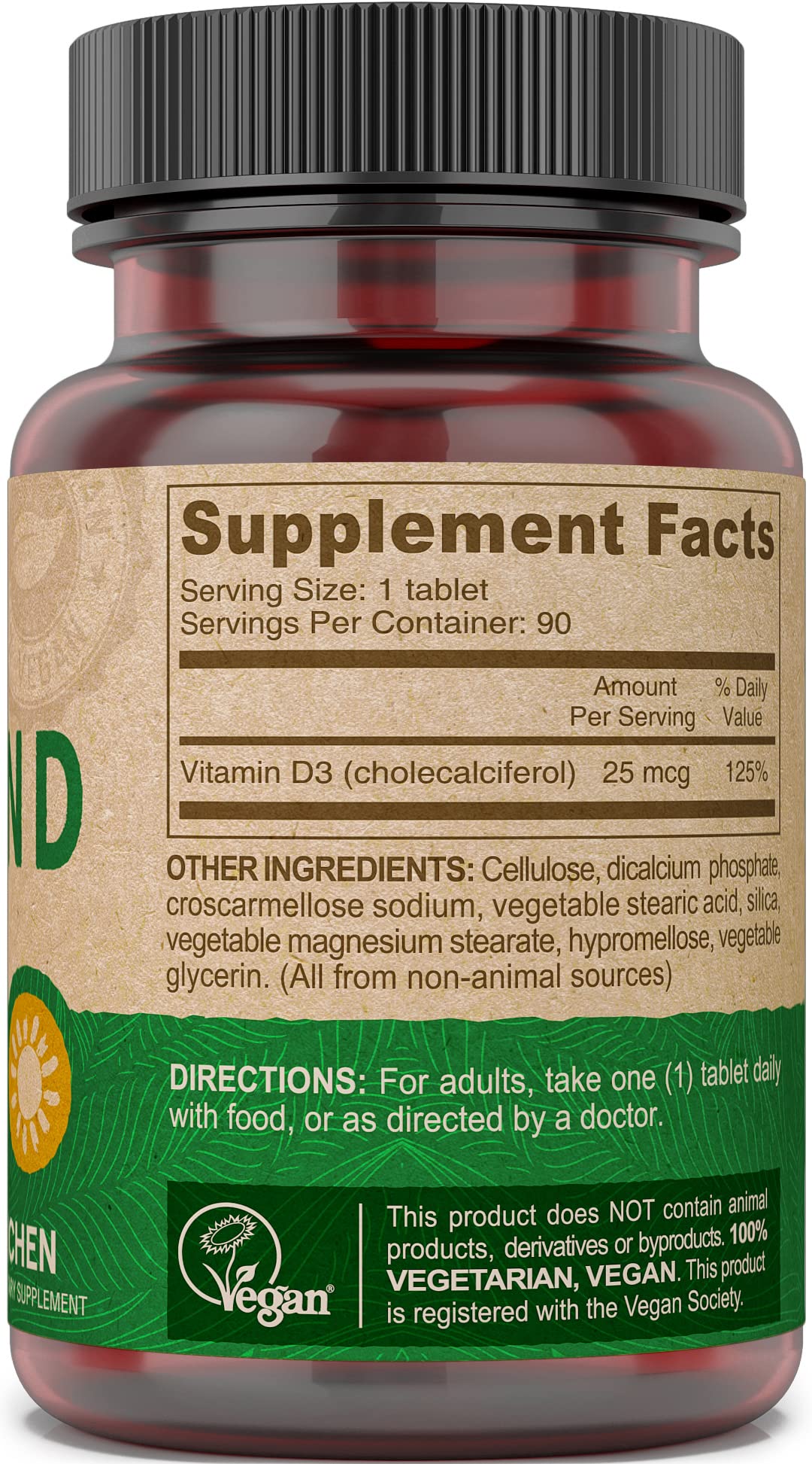 Ingrédients vegan sans allergènes majeurs, adaptés au régime vegan.