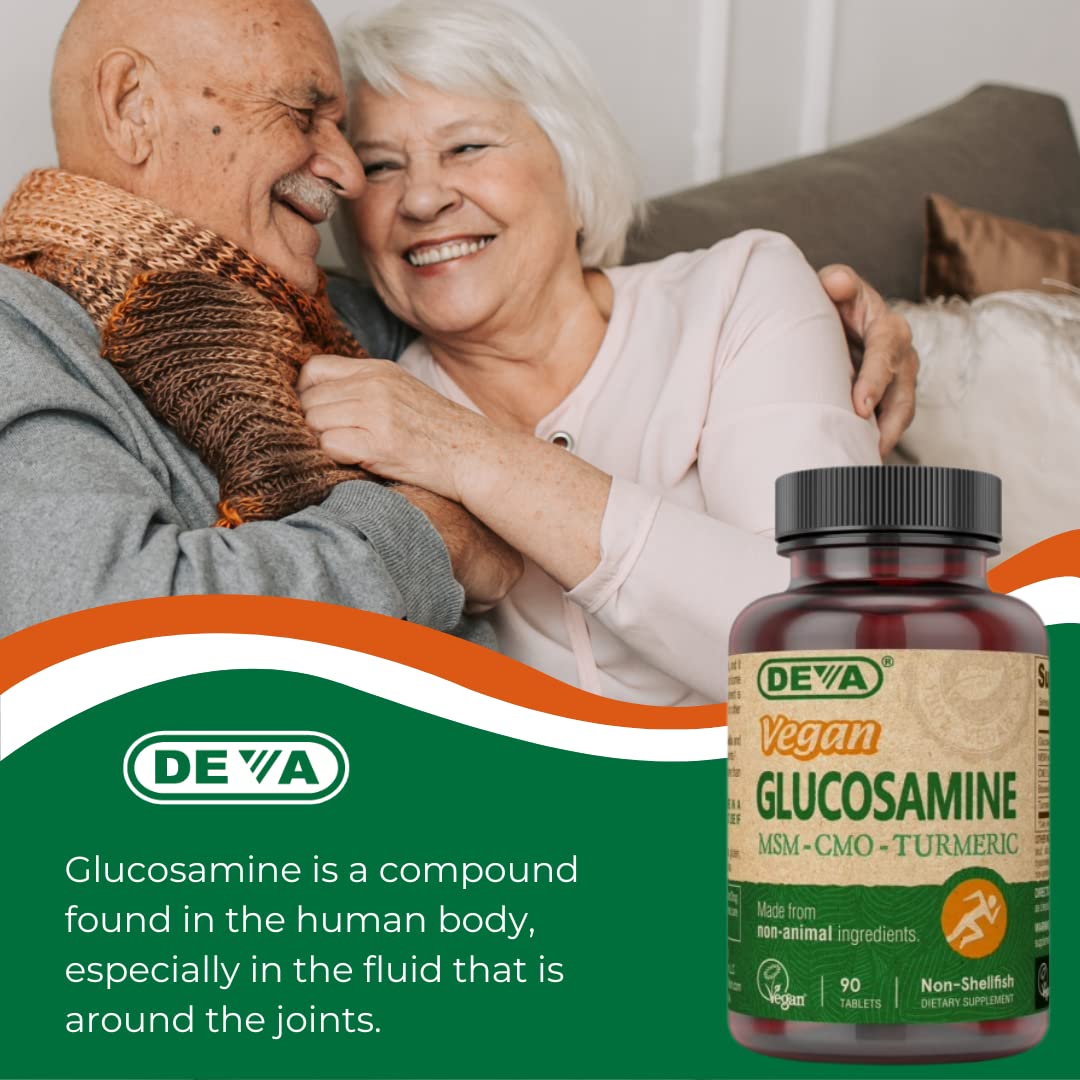 DEVA Glucosamine fournit une source de soufre via MSM pour le soutien potentiel
