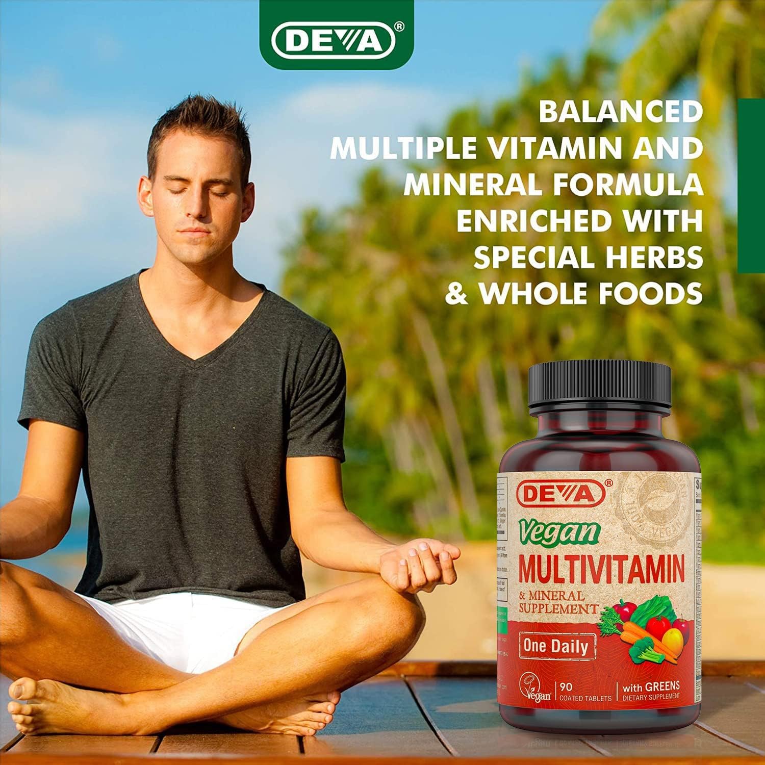 DEVA Multivitamines, conditionnement 90 tablettes : pratique pour le quotidien.