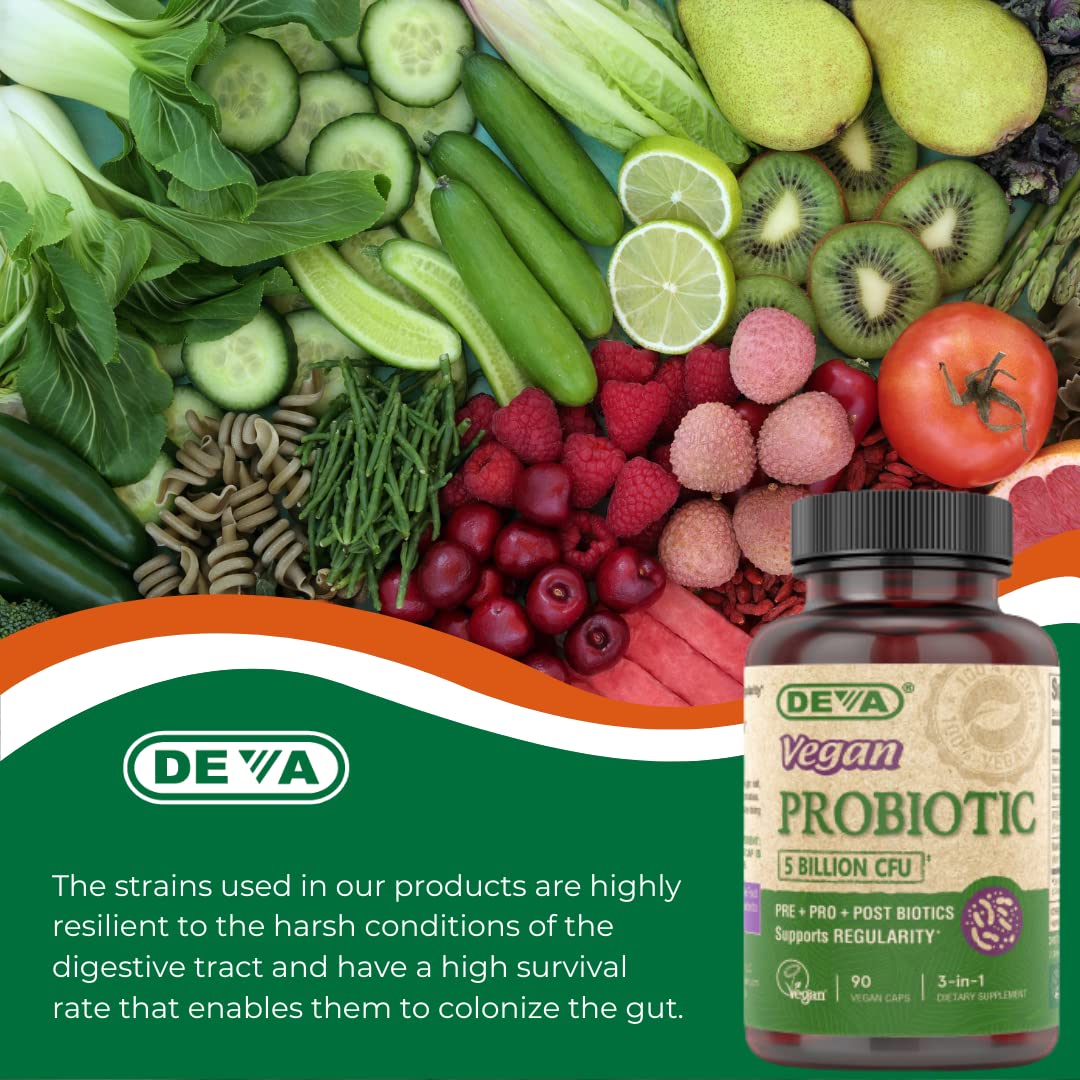 Formule DEVA sans gluten et sans allergènes majeurs.