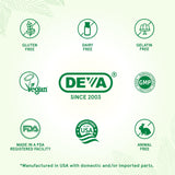 DEVA Omega-3 vegan – sans carraghénane et sans gélatine, convient aux végétariens sensibles.