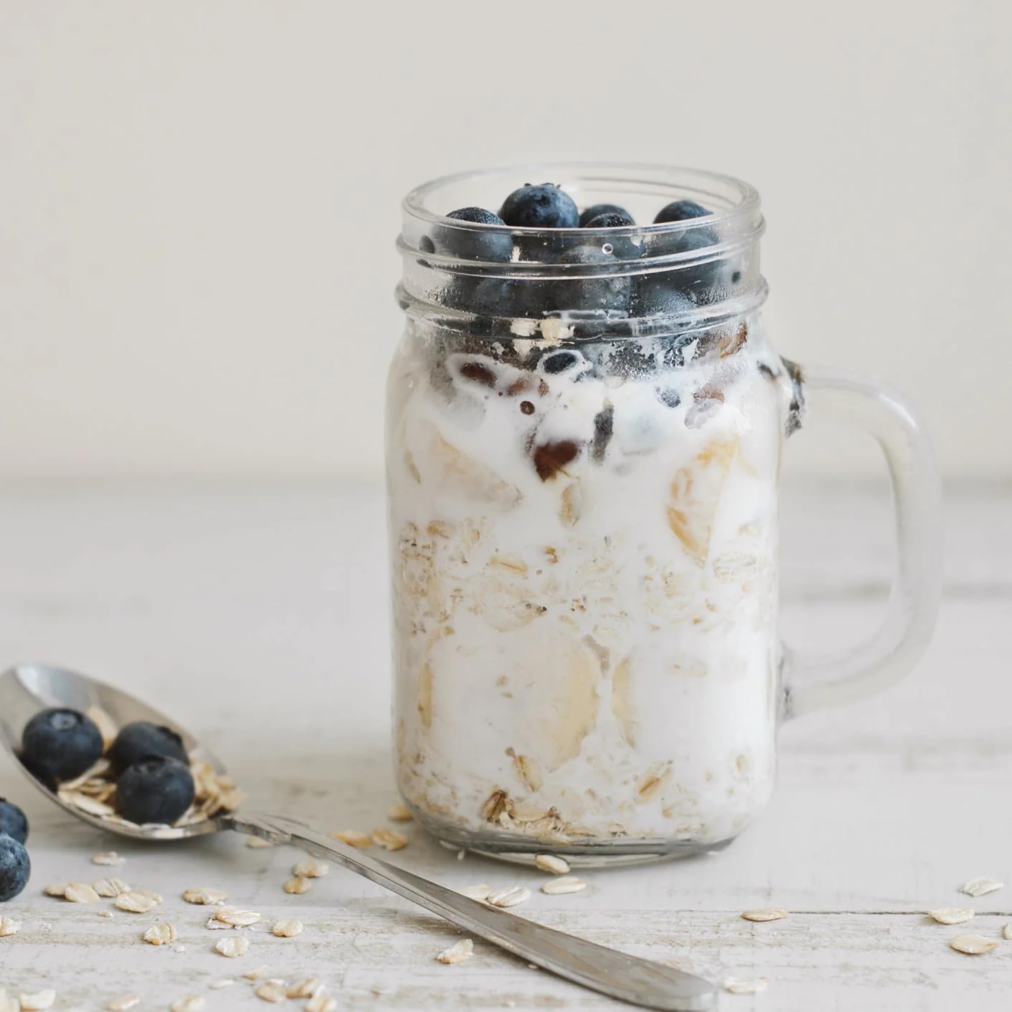 Pancakes protéinés au bleuet sauvage avec la protéine Devotion Nutrition.
