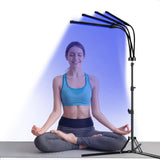 Devowellte lampe therapie rouge bleue 3-en-1 avec tripod pour usage a domicile