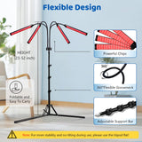 Devowellte lampe therapie rouge bleue pour visage et corps