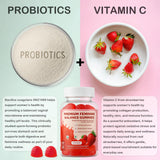 Gommes Dexov au goût Fraise naturel, plaisir quotidien.