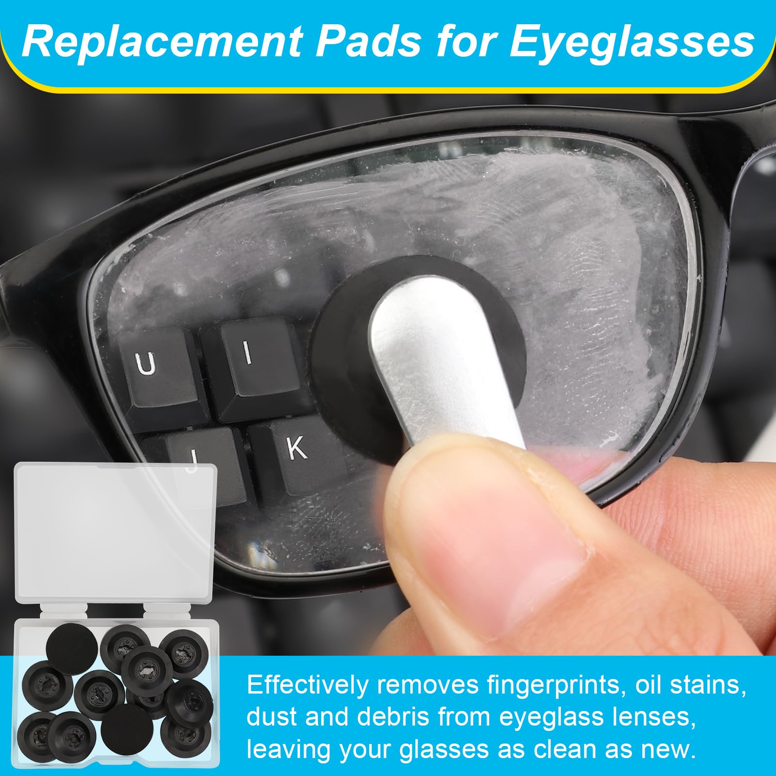 Nettoyage rapide des lunettes avec Dexspoeny et réduction des traces.