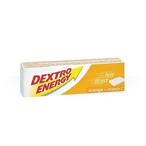 Dextro tablettes glucose orange pour énergie rapide lors d’un effort