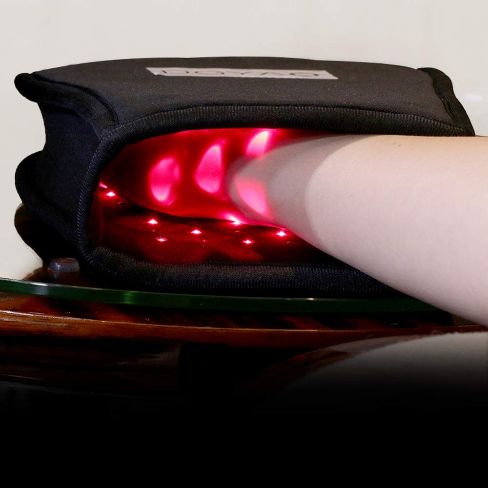 DGXINJUN thérapie lumière infrarouge sur main, relaxation musculaire.