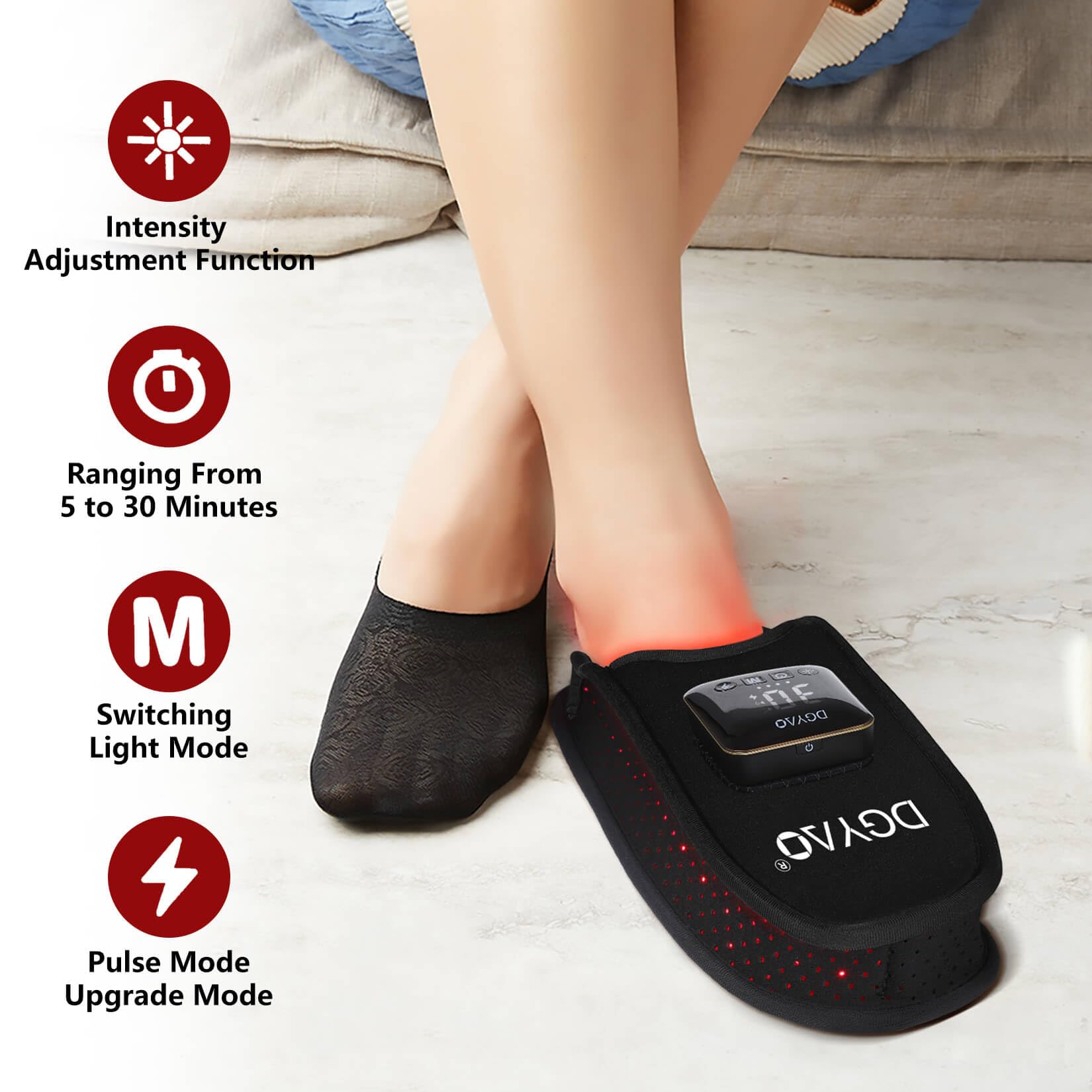 Mode pulsation 10 Hz pour varier l experience lumineuse.