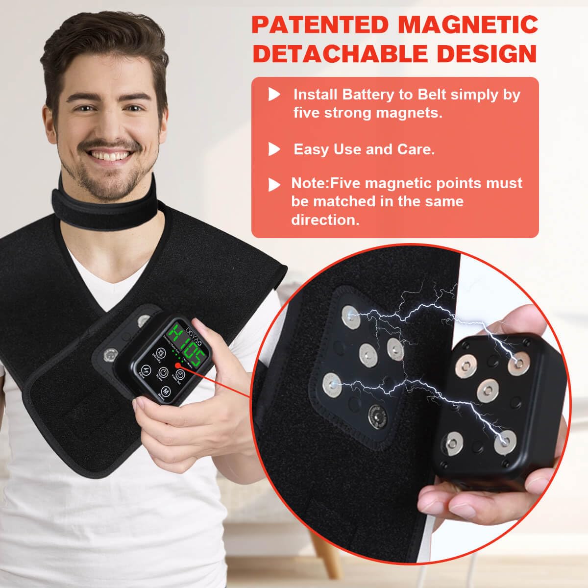 RC2: ceinture ergonomique adaptée à diverses morphologies pour un port confortable.