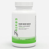 Dherbs Cheveux Peau Ongles – Bouteille de gélules pour soutenir potentiellement cheveux et ongles