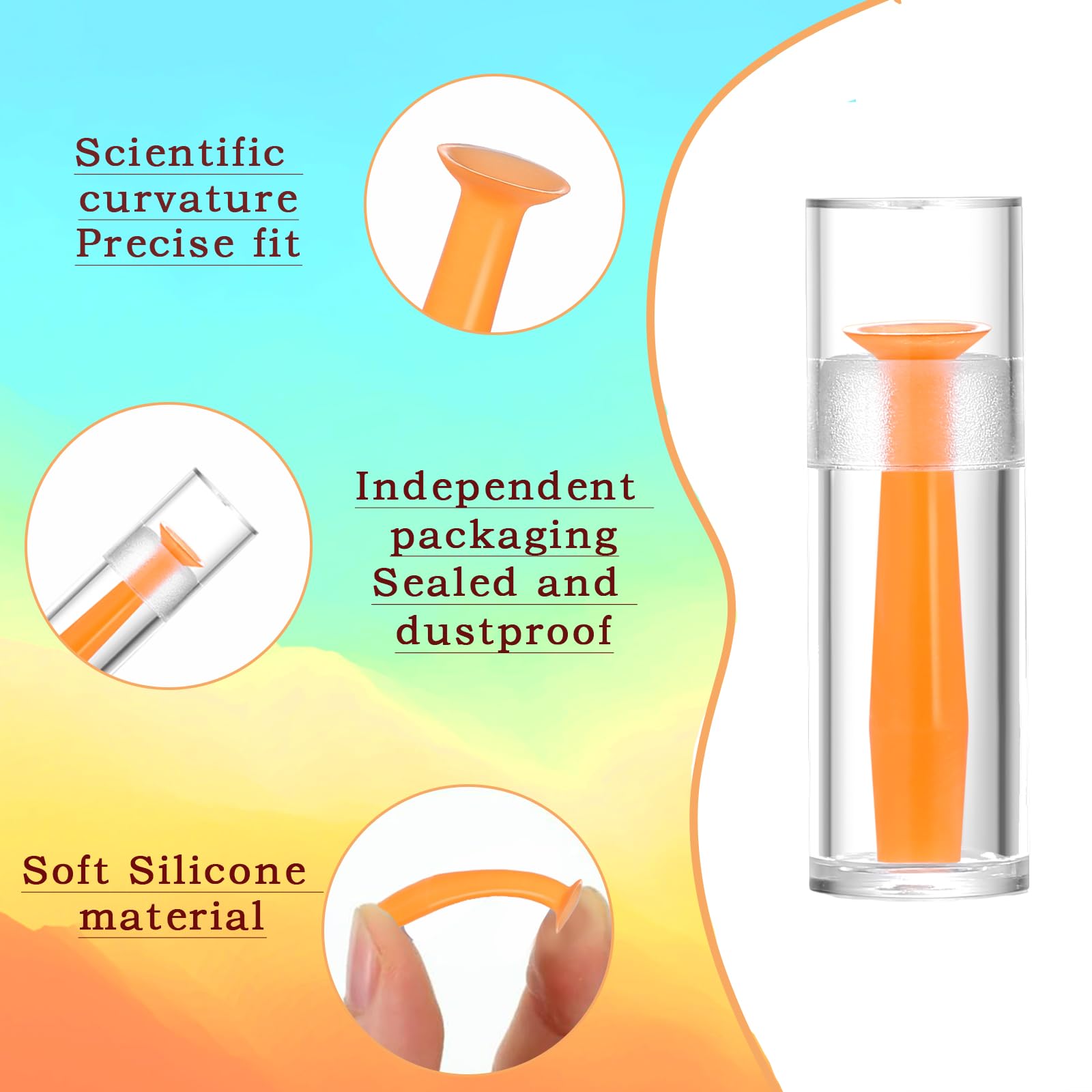 DHSUUUUP matériau silicone alimentaire — sécurité et confort lors du retrait à proximité de l œil