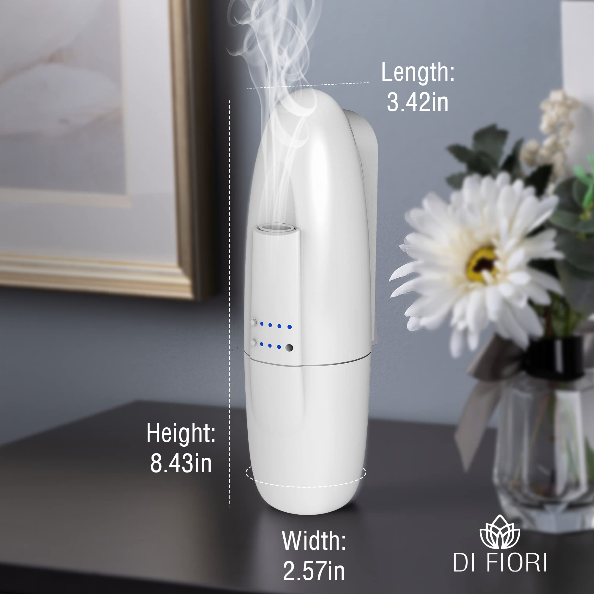 Diffuseur Di Fiori pour ambiance salon, yoga et espaces professionnels.
