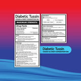 Diabetic Tussin DM - flacon de 236 ml, parfum fruits des baies lors des périodes de toux