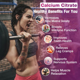 Gommes DIAOLAI Calcium Citrate vitamine D3 et K2, améliore l’absorption du calcium.