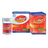 DiaResQ verre eau 30 ml prêt à préparer une boisson rapide.