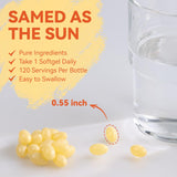 Gélules DIATMOON D3 K2 sans gluten et sans additifs artificiels.